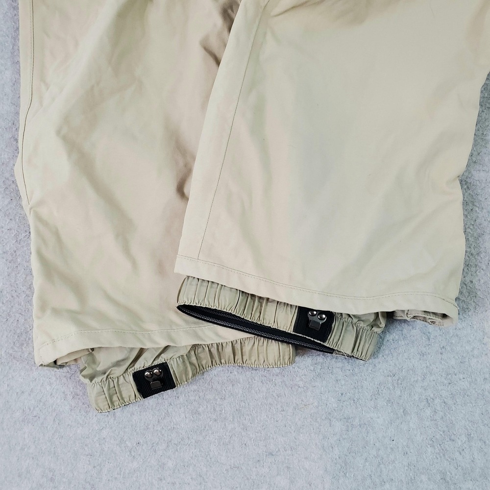 Quiksilver 5000 Snow Pants Mens Medium (34x30) Beige Cargo Ski Snowboard Vented - Picture 9 of 16